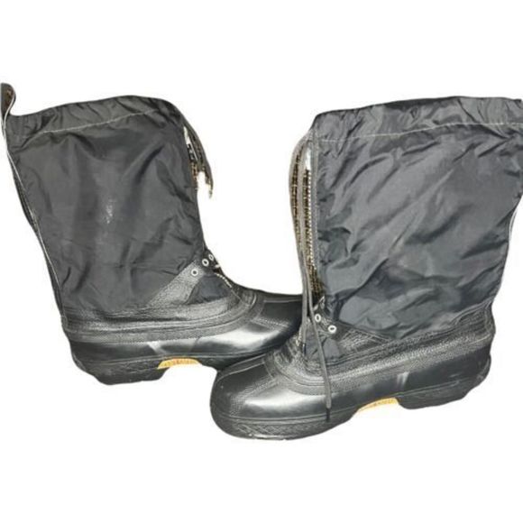 Vintage Mens Size 8 Steel Shank Snowmobile Quad Water Proof Cold Weather Boots - Picture 6 of 10